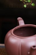 《荷趣》宜興紫砂壺助理工藝美術師手工茶壺茶具紫泥