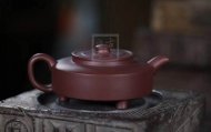《周盤》宜興紫砂壺實力派名家手工紫泥周盤茶具茶壺
