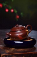 《年年有余》宜興紫砂壺實力派老師手工茶壺茶具黃龍山大紅袍