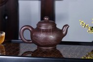《華容壺》宜興紫砂壺高級(jí)工藝美術(shù)師手工紅砂紫泥容天泡茶壺茶具