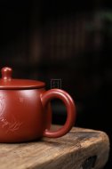 《玉潤》宜興紫砂壺助理工藝美術師純手工大紅袍泡茶壺茶具
